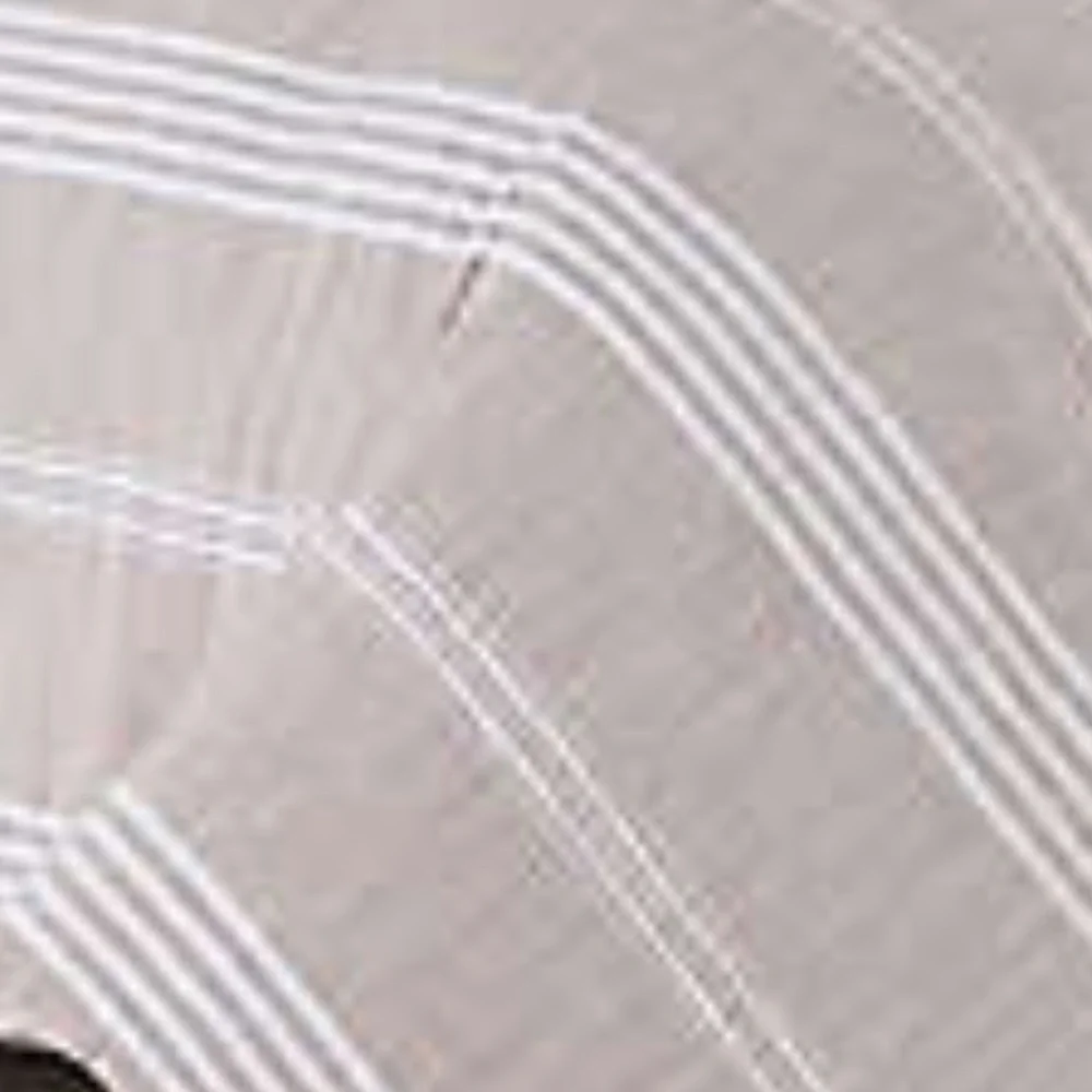 Euro Sham Tan Cotton Stripped NWT